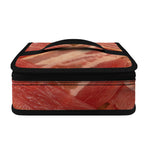 Weaving Bacon Print Small Lunch Bag