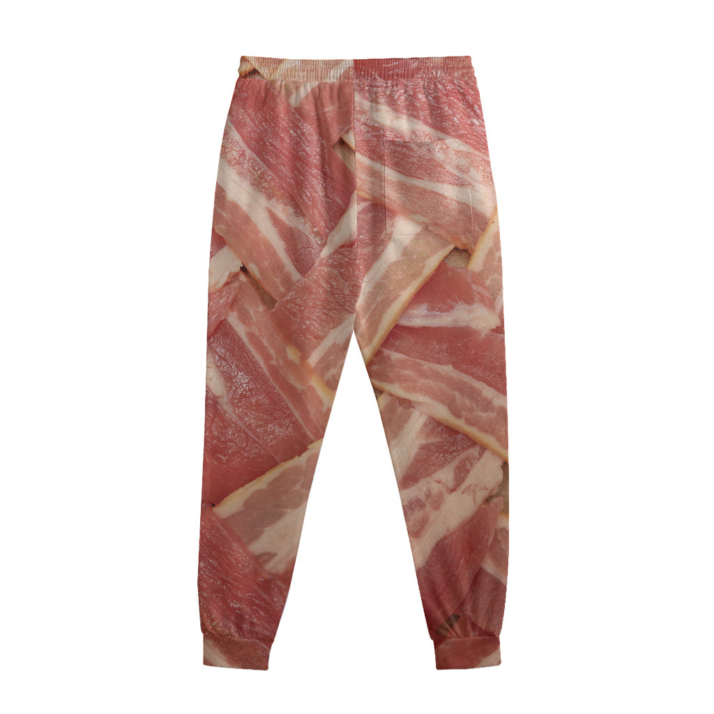 Weaving Bacon Print Sweatpants