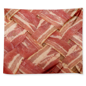 Weaving Bacon Print Tapestry