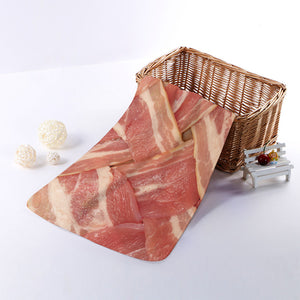 Weaving Bacon Print Towel