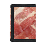 Weaving Bacon Print Trifold Wallet