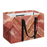 Weaving Bacon Print Utility Tote Bag