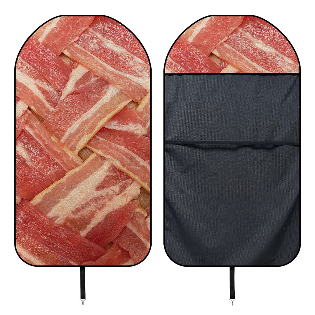 Weaving Bacon Print Waterproof Car Seat Cover