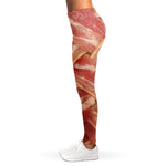 Weaving Bacon Print Women's Leggings