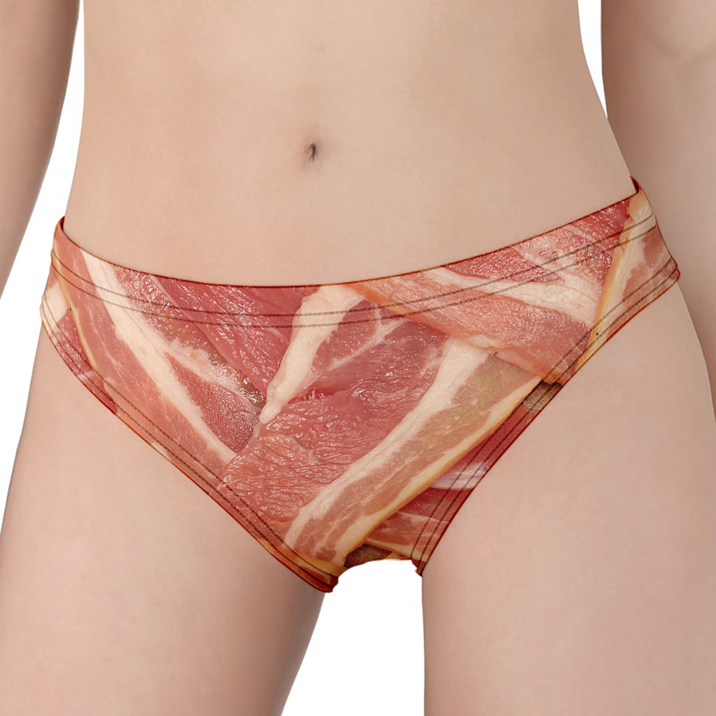 Weaving Bacon Print Women's Panties