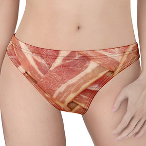 Weaving Bacon Print Women's Thong