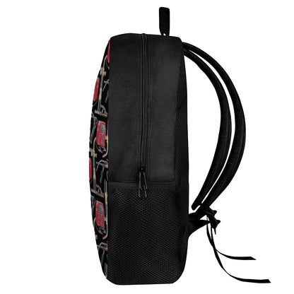 Welding Machine Pattern Print 17 Inch Backpack