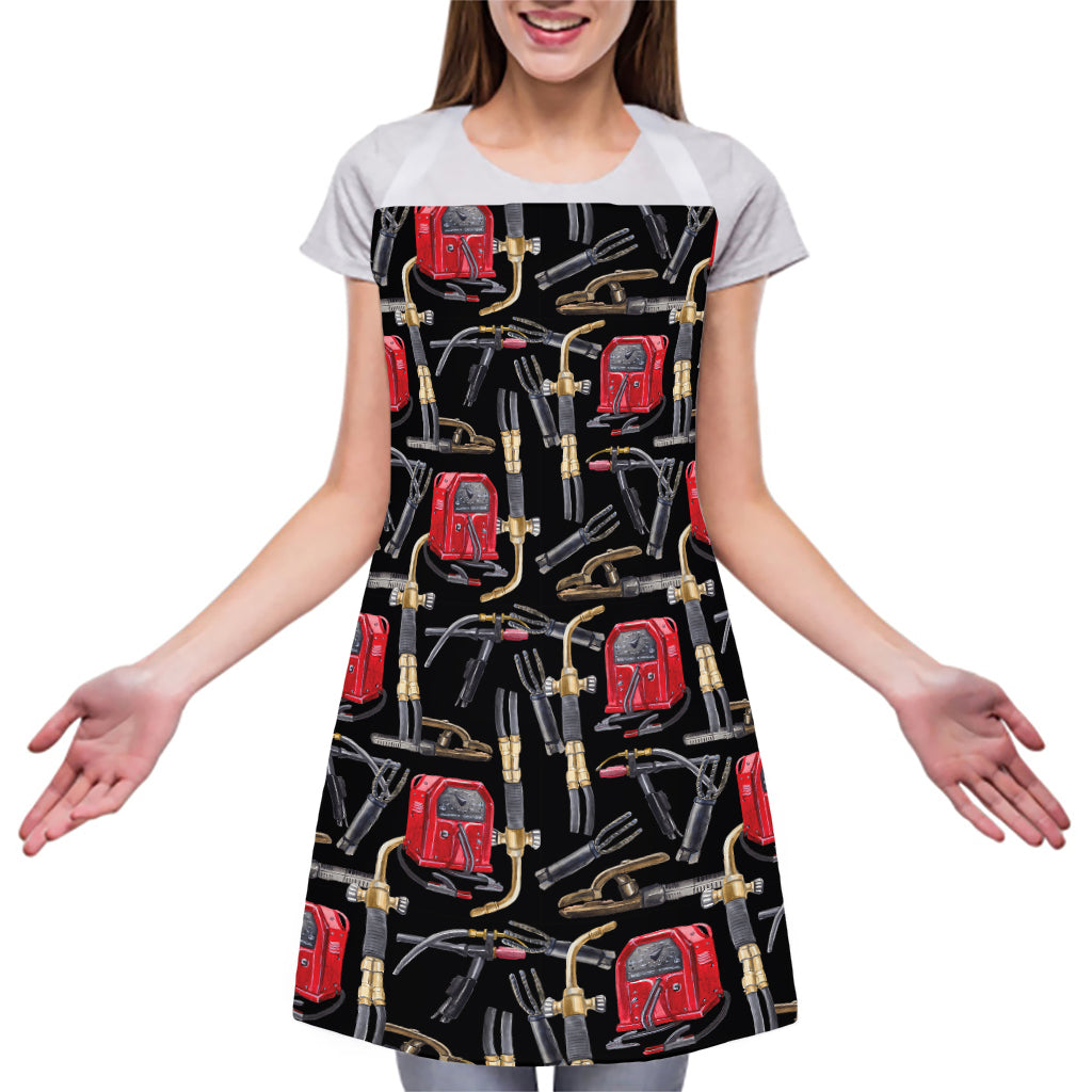 Welding Machine Pattern Print Adjustable Apron