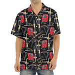 Welding Machine Pattern Print Aloha Shirt