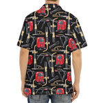 Welding Machine Pattern Print Aloha Shirt