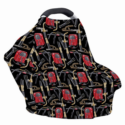 Welding Machine Pattern Print Baby Seat Cover
