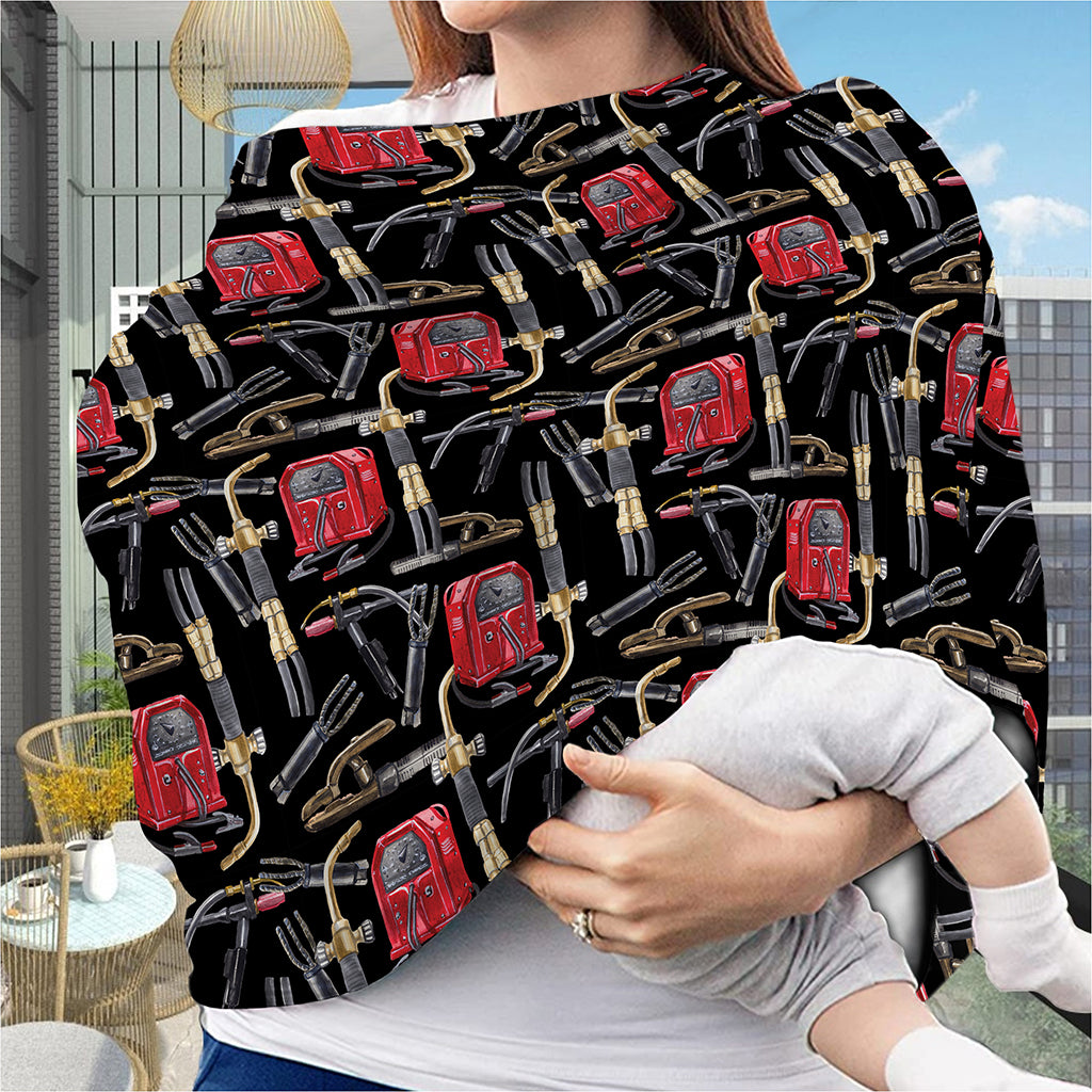 Welding Machine Pattern Print Baby Seat Cover