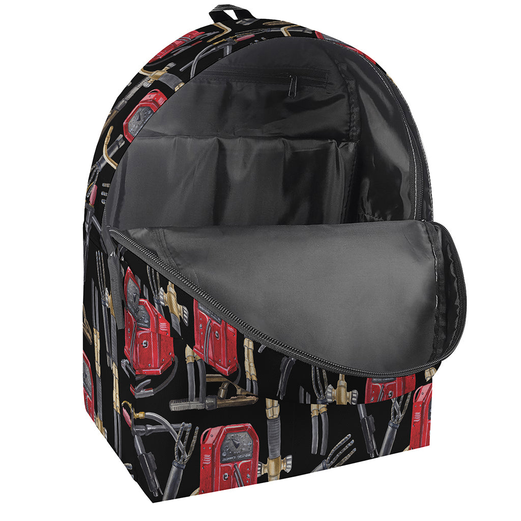 Welding Machine Pattern Print Backpack