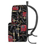 Welding Machine Pattern Print Backpack