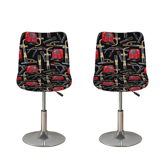 Welding Machine Pattern Print Bar Stool Covers