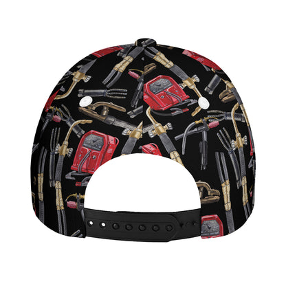 Welding Machine Pattern Print Baseball Cap