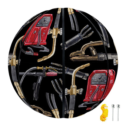 Welding Machine Pattern Print Basketball
