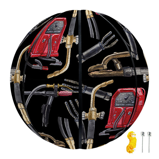 Welding Machine Pattern Print Basketball