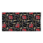 Welding Machine Pattern Print Beach Towel