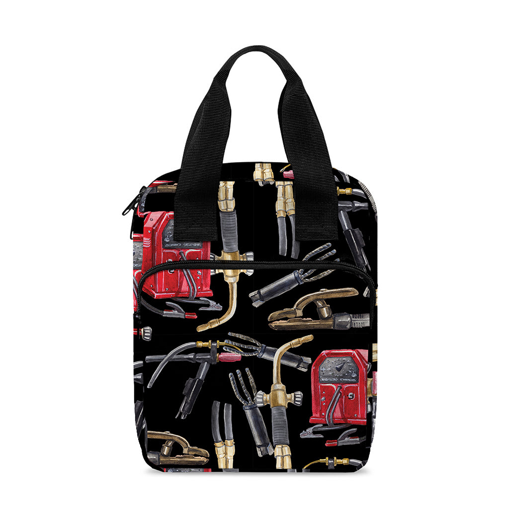 Welding Machine Pattern Print Bible Tote Bag