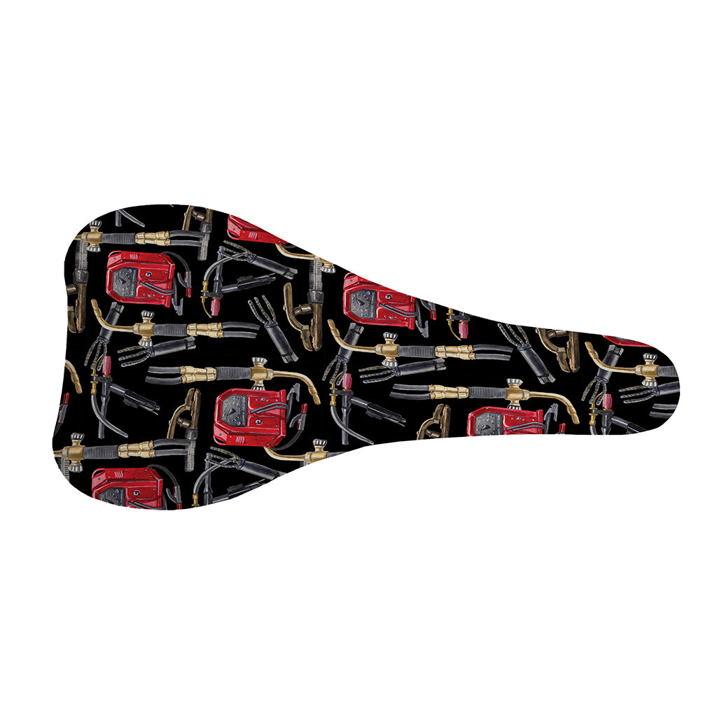 Welding Machine Pattern Print Bicycle Seat Cover