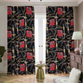 Welding Machine Pattern Print Dimout Pencil Pleat Curtains