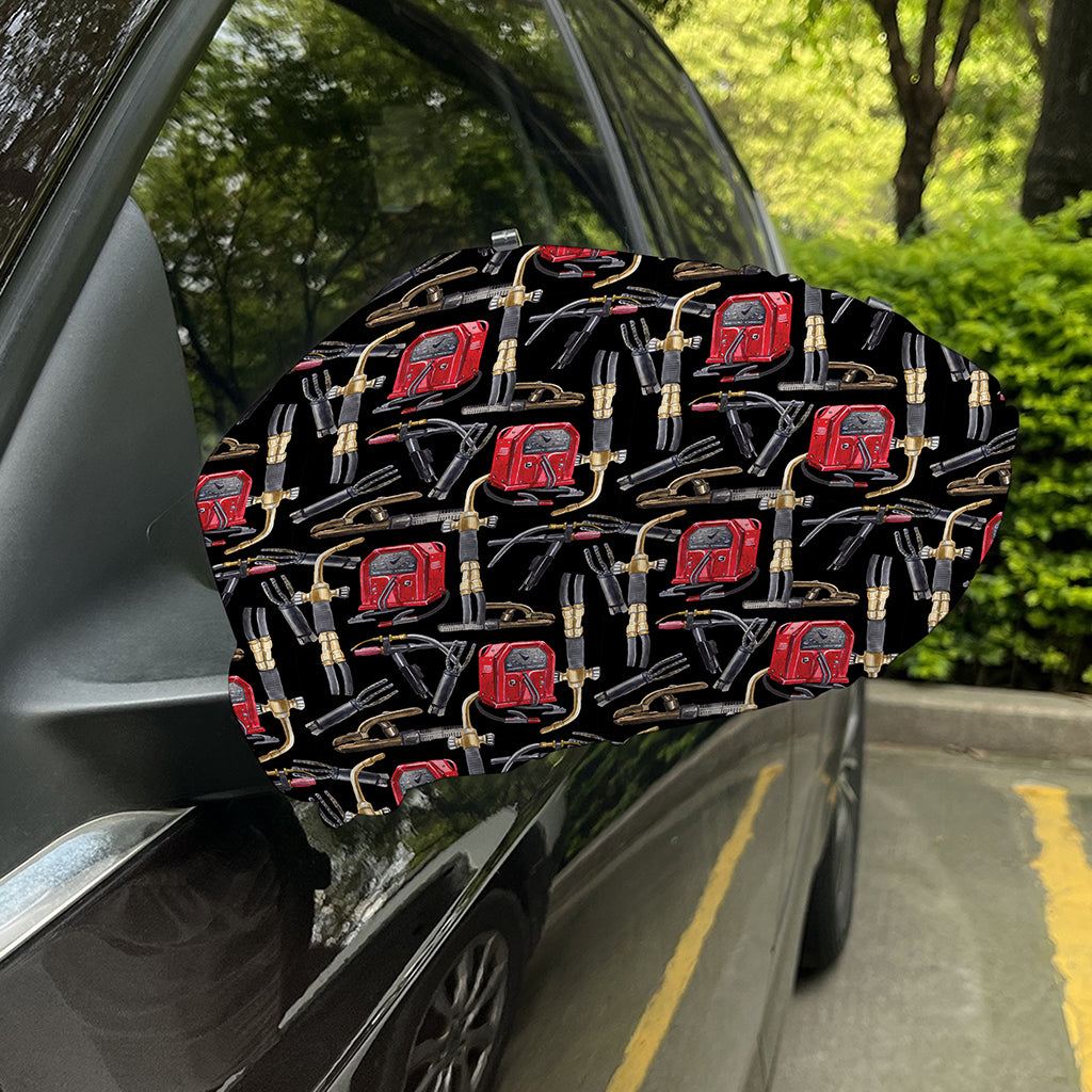 Welding Machine Pattern Print Car Side Mirror Covers