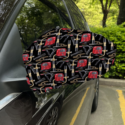 Welding Machine Pattern Print Car Side Mirror Covers