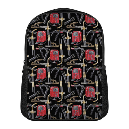 Welding Machine Pattern Print Casual Backpack