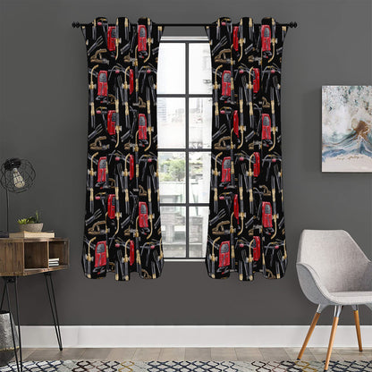 Welding Machine Pattern Print Curtain