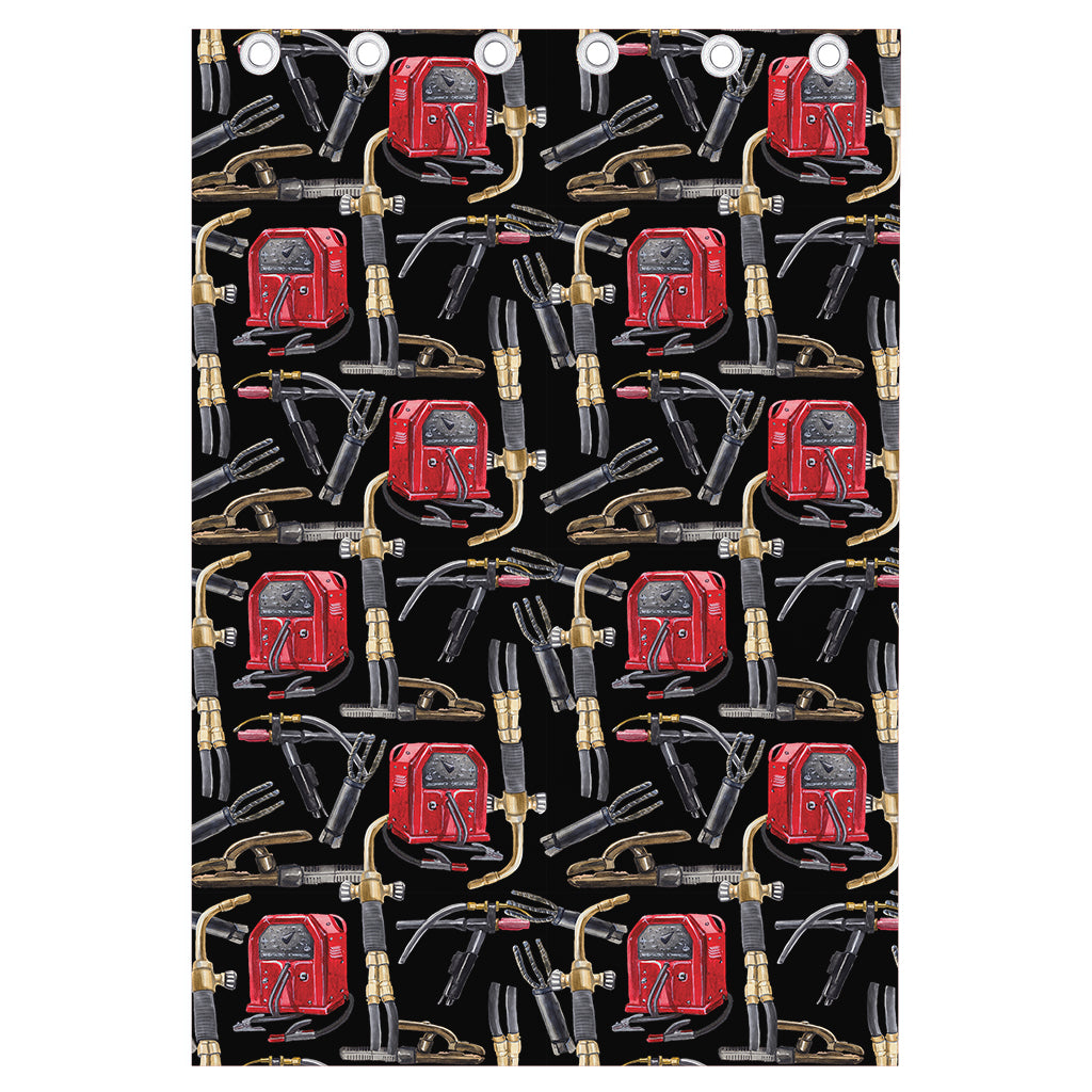 Welding Machine Pattern Print Curtain