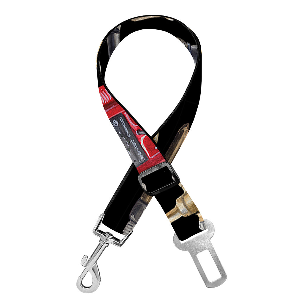 Welding Machine Pattern Print Dog Seat Belt