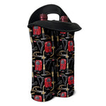Welding Machine Pattern Print Double Neoprene Wine Tote
