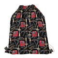 Welding Machine Pattern Print Drawstring Bag
