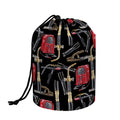 Welding Machine Pattern Print Drawstring Makeup Bag