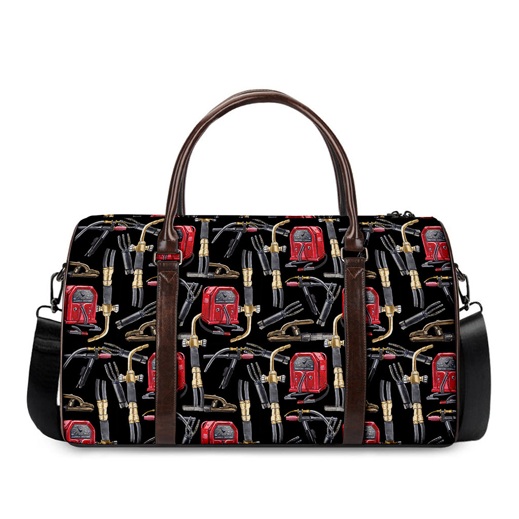 Welding Machine Pattern Print Duffle Bag