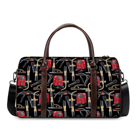 Welding Machine Pattern Print Duffle Bag