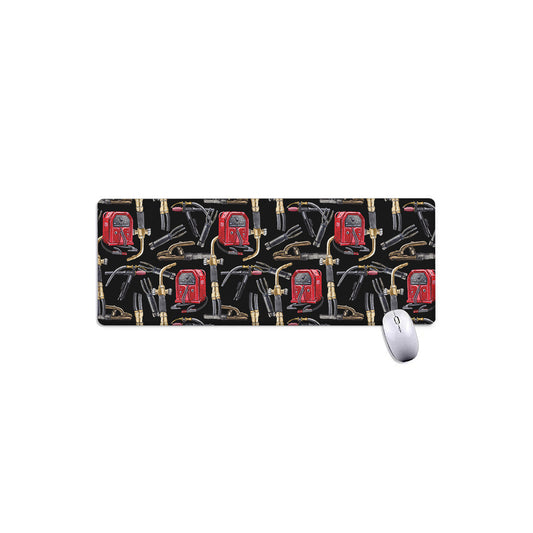 Welding Machine Pattern Print Extended Mouse Pad