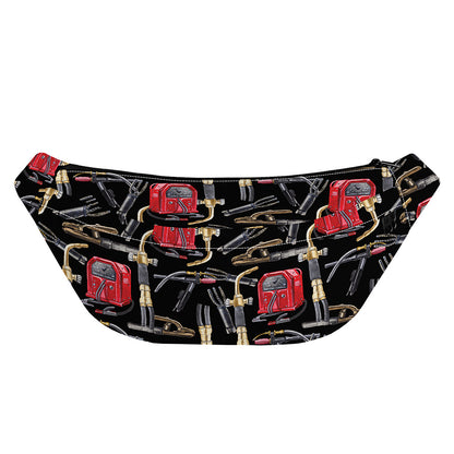 Welding Machine Pattern Print Fanny Pack