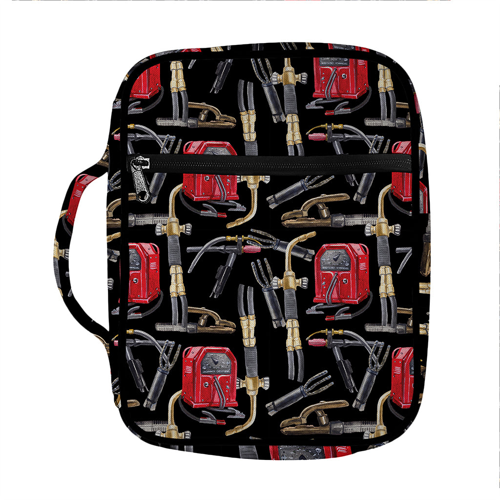 Welding Machine Pattern Print Front Pocket Bible Bag