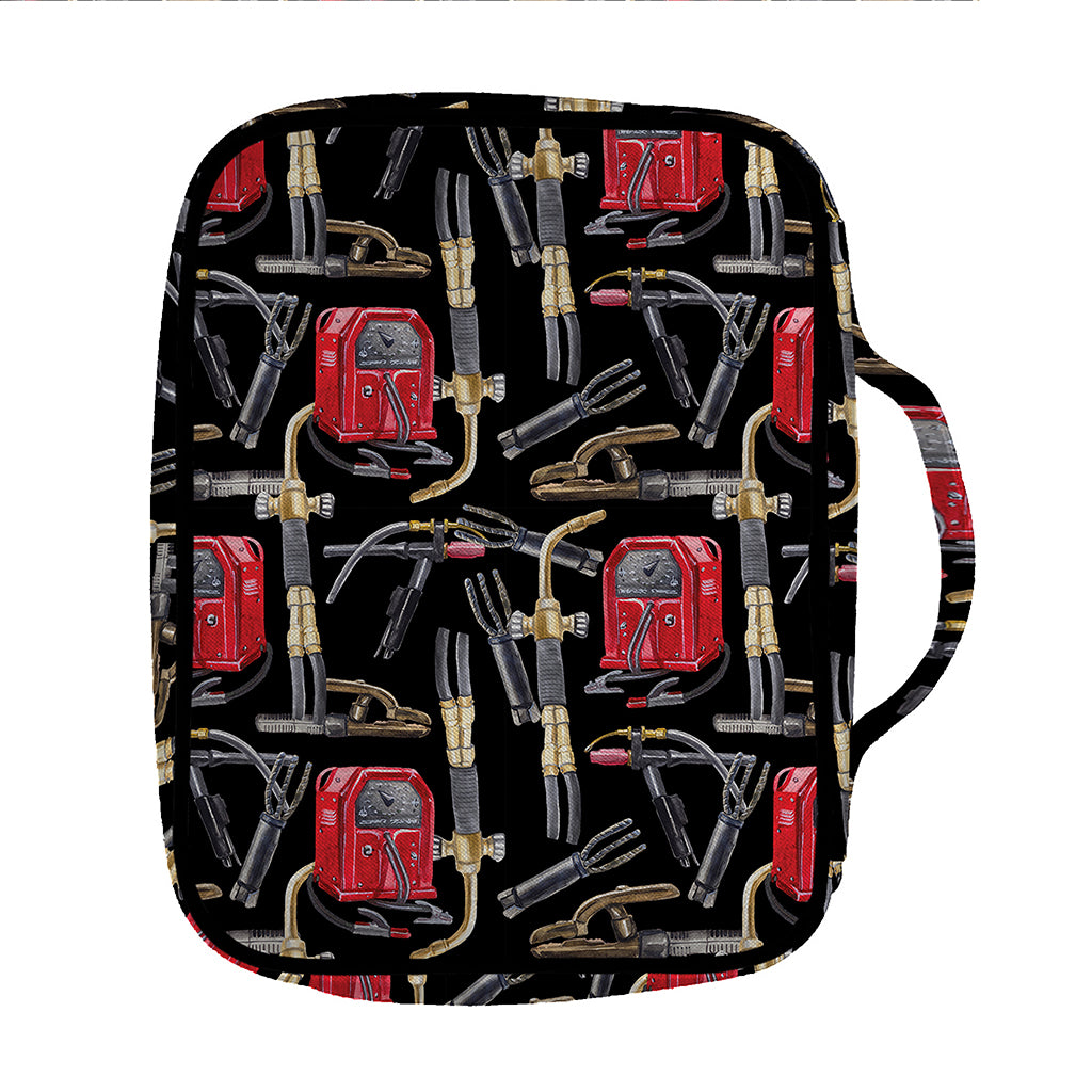 Welding Machine Pattern Print Front Pocket Bible Bag