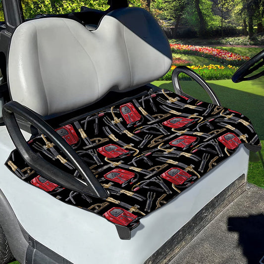 Welding Machine Pattern Print Golf Cart Seat Cover