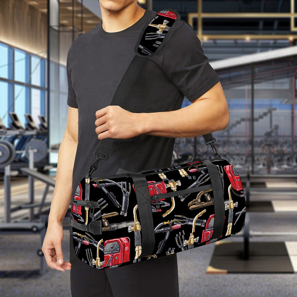 Welding Machine Pattern Print Gym Bag