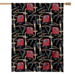 Welding Machine Pattern Print House Flag