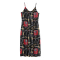 Welding Machine Pattern Print Jersey Midi Cami Dress