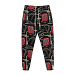 Welding Machine Pattern Print Jogger Pants
