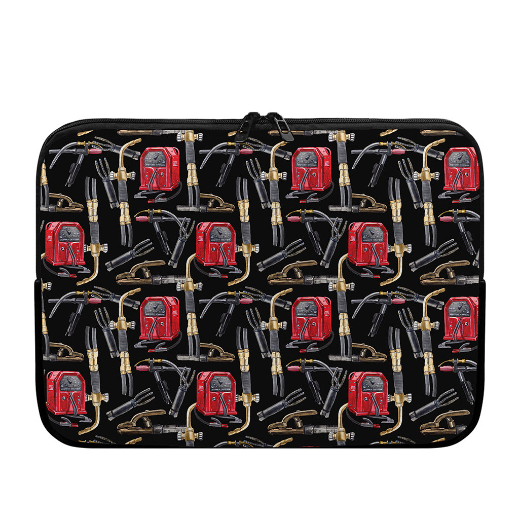 Welding Machine Pattern Print Laptop Sleeve