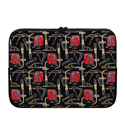 Welding Machine Pattern Print Laptop Sleeve