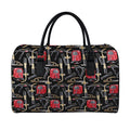 Welding Machine Pattern Print Leather Duffel Bag