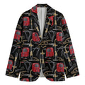 Welding Machine Pattern Print Men's Blazer